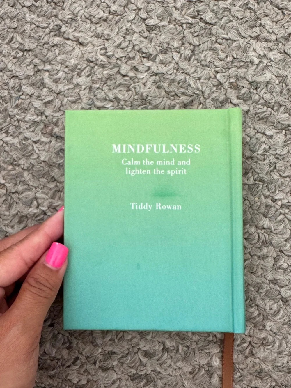 The Little Book of Mindfulness - Teal/Green Hardcover